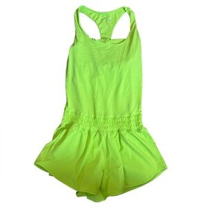 Aerie Neon Green Romper size XS
